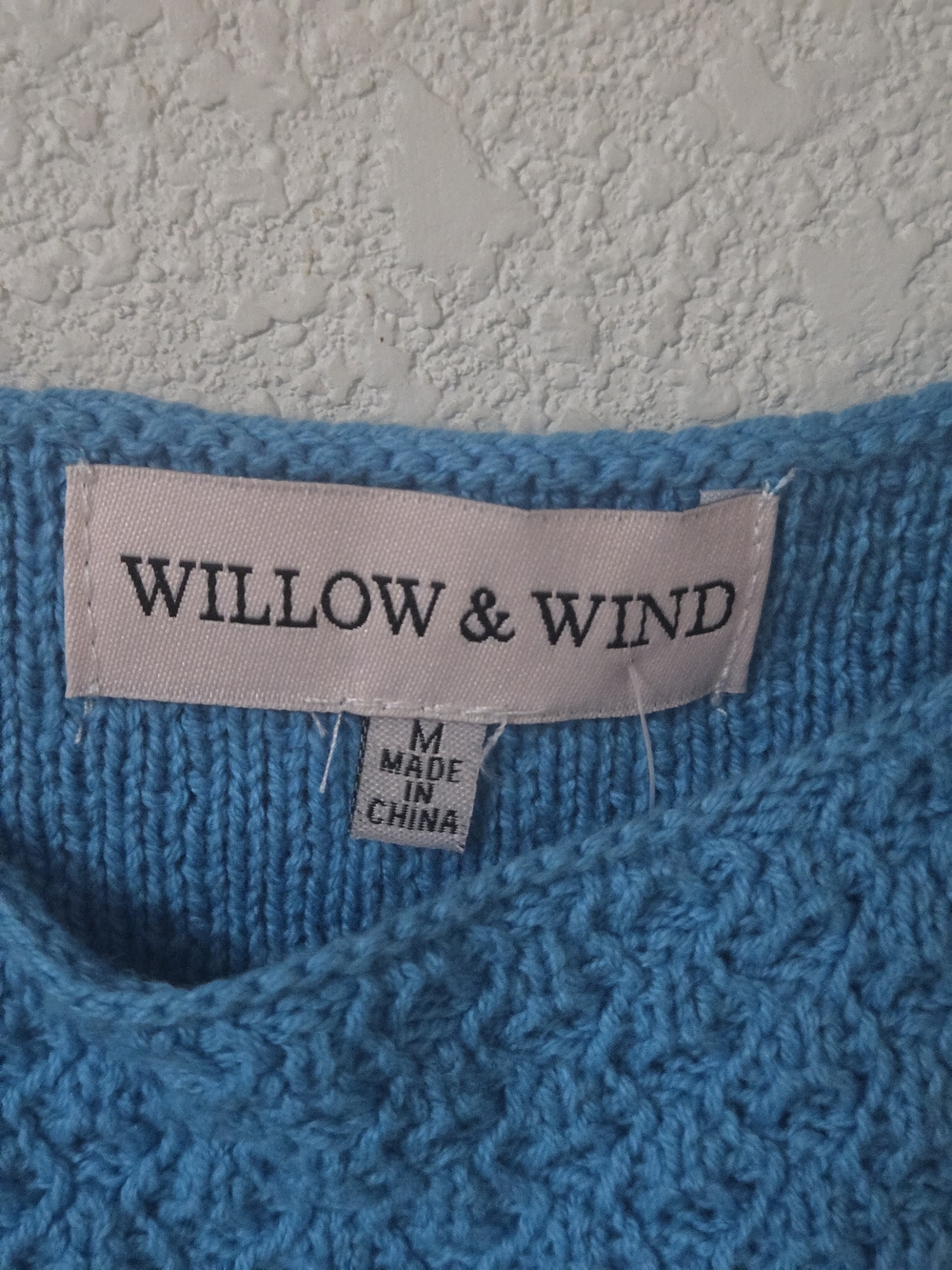 Blue Daisy Knit Crop Top & Skirt Set - Picture 4 of 10